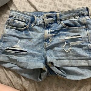 Ripped Jean shorts